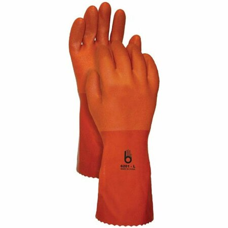 BEST GLOVE BestA Glove Double Dipped Large Size Medium Weight Pvc Coated Glove 845-620L-09